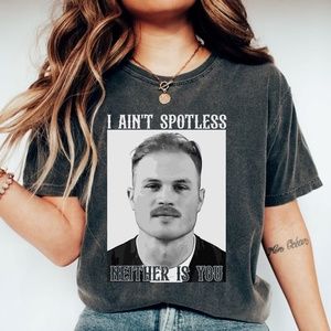 Zach Bryan Mugshot  (Ain't Spotless Neither Is You) T Shirt